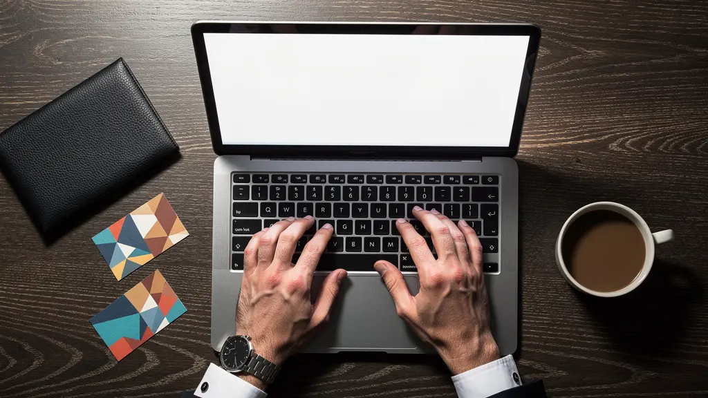 Professional workspace showing strategic presentation of international experience