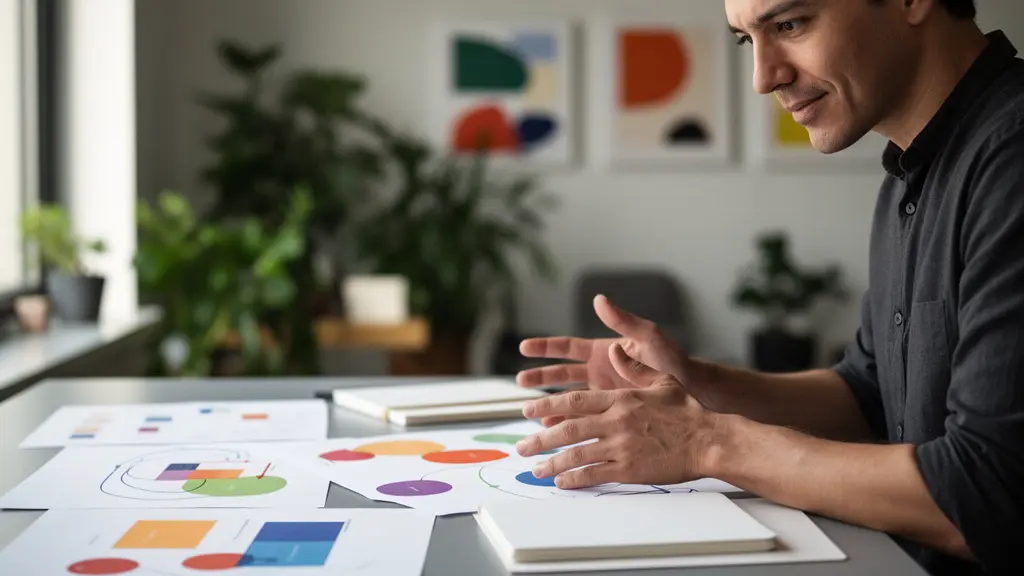 Professional reviewing skills assessment materials in modern workspace