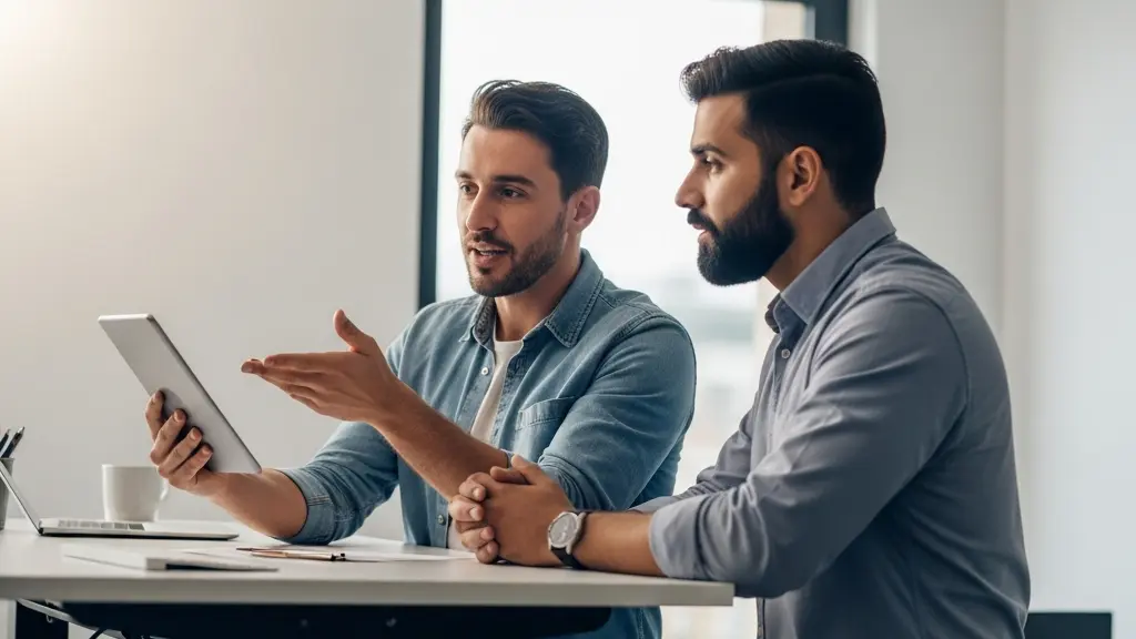 Visual metaphor showing balance between technical expertise and interpersonal skills