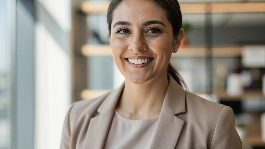 Human portrait showing authentic emotional connection in business context