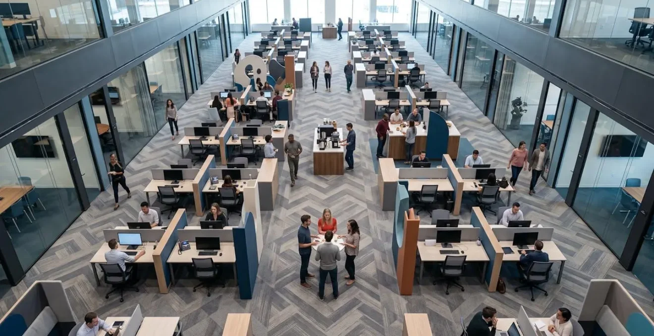 Professional network connections in modern workplace